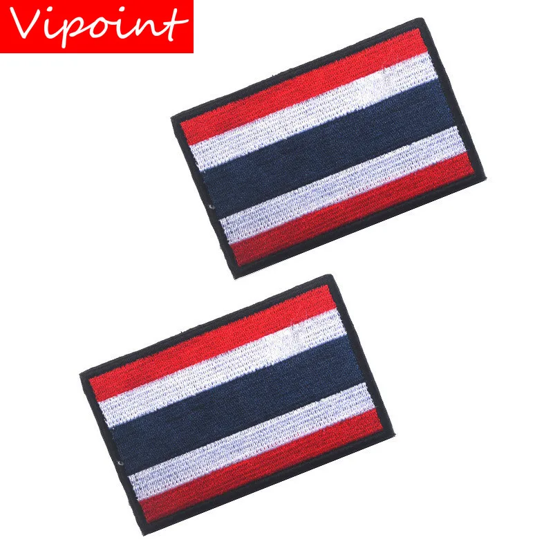 VIPOINT embroidery HOOK&LOOP Thailand flag patch national flag patches badges applique patches for clothing AD-341
VIPOINT embroidery HOOK&LOOP Thailand flag patch national flag patches badges applique patches for clothing AD-341
