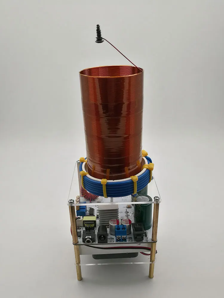 PLLSSTC Tesla Coil High Frequency High Voltage High Power Arc Playable Music TC Lightning Pyrotechnics AC-P101
PLLSSTC Tesla Coil High Frequency High Voltage High Power Arc Playable Music TC Lightning Pyrotechnics AC-P101