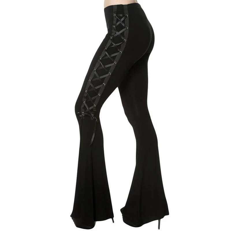2019 Personality Elegant Women Wide Leg Pants Lady Bandage Designer Lace Up Pants Woman European Style Streetwear Fashion B389
2019 Personality Elegant Women Wide Leg Pants Lady Bandage Designer Lace Up Pants Woman European Style Streetwear Fashion B389
