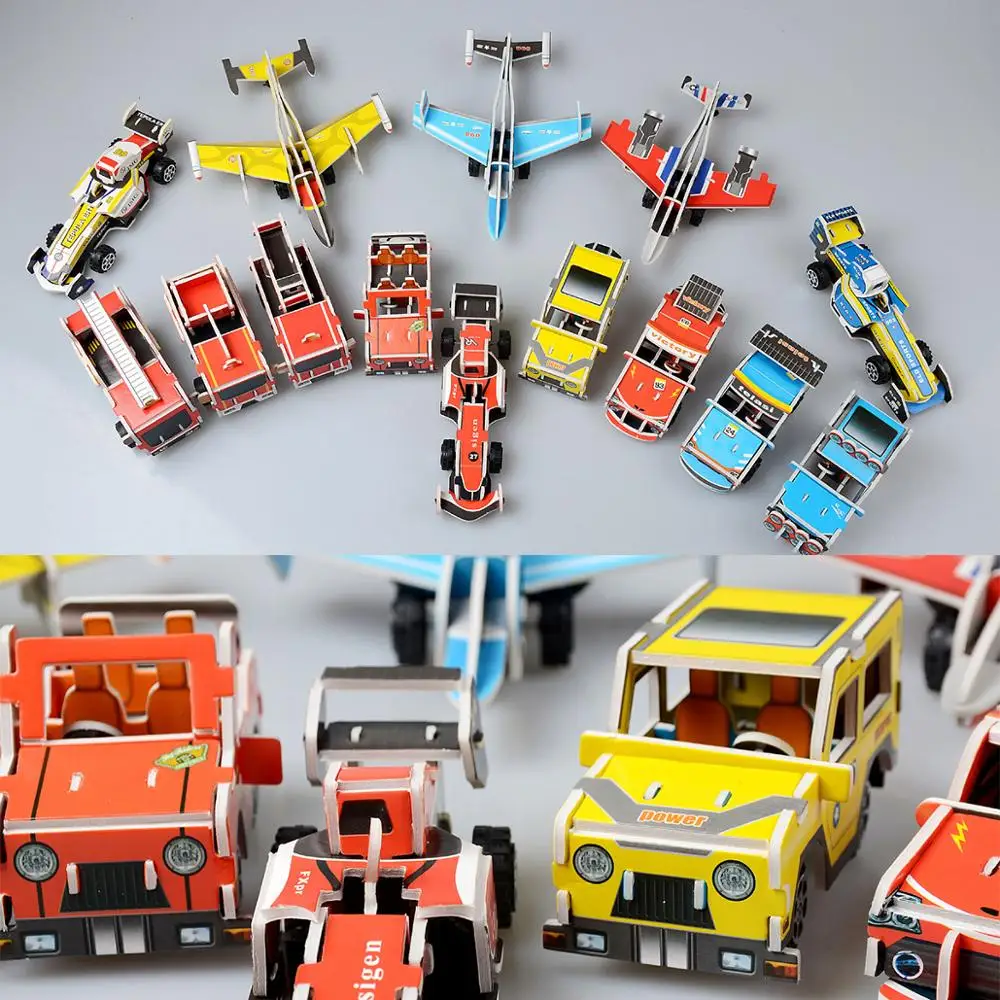 3D Boxed Three-dimensional Paper Puzzle Model DIY Puzzle Assembled Pull Back Car Toy Kindergarten Game Prizes Paper Model
3D Boxed Three-dimensional Paper Puzzle Model DIY Puzzle Assembled Pull Back Car Toy Kindergarten Game Prizes Paper Model