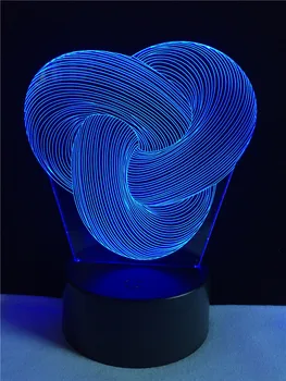 Novelty Gift Abstract Geometry Art Home Decor 3D USB LED Lamp Lock Twist Knot Adjustable Dimmable Table Touch Night Light Gift
Novelty Gift Abstract Geometry Art Home Decor 3D USB LED Lamp Lock Twist Knot Adjustable Dimmable Table Touch Night Light Gift