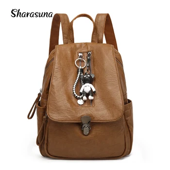 Fashion women backpack 2018 new soft PU leather Shoulder bags for women college school bag leisure all-match Satchel Bag
Fashion women backpack 2018 new soft PU leather Shoulder bags for women college school bag leisure all-match Satchel Bag
