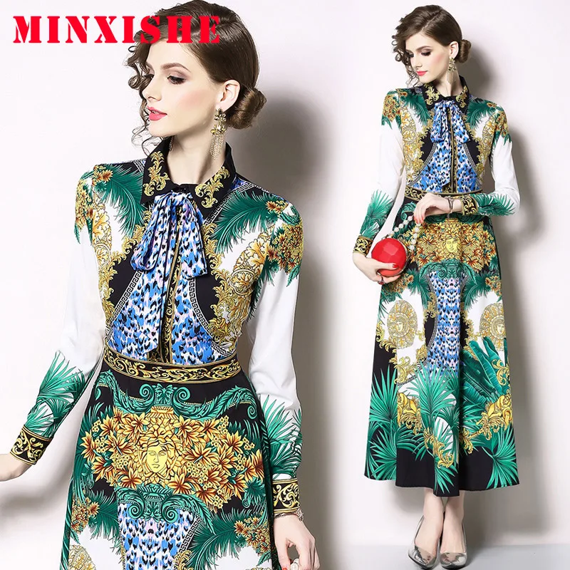 Autumn Spring Women Dress 2019 Shirt Vintage Elegant Retro Maxi Floral Sexy Bandage Casual party Long sleeve ladies robe Dress
Autumn Spring Women Dress 2019 Shirt Vintage Elegant Retro Maxi Floral Sexy Bandage Casual party Long sleeve ladies robe Dress