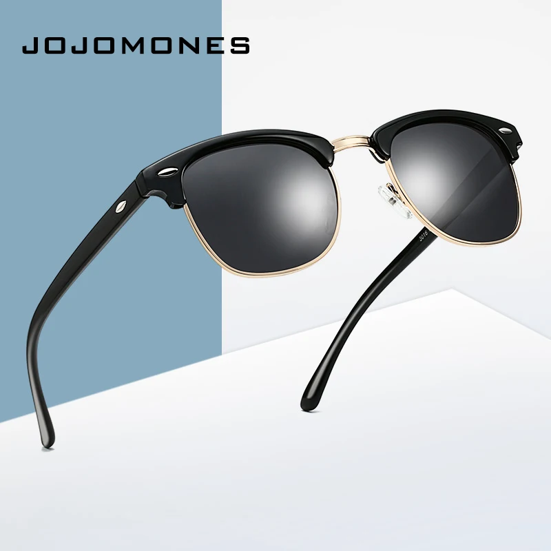 JOJOMONES classic polarized sunglasses men's and women's retro brand designer half frame frameless half-frame sunglasses UV400
JOJOMONES classic polarized sunglasses men's and women's retro brand designer half frame frameless half-frame sunglasses UV400