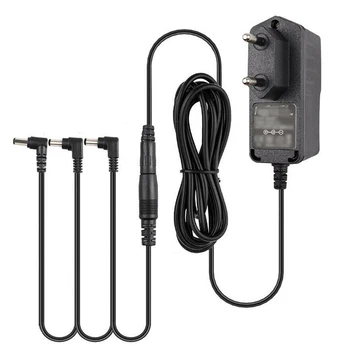 Effect Pedal Power Supply Adapter for Boss Guitar & 3 Way Daisy Chain Cable EU US UK Plug
Effect Pedal Power Supply Adapter for Boss Guitar & 3 Way Daisy Chain Cable EU US UK Plug