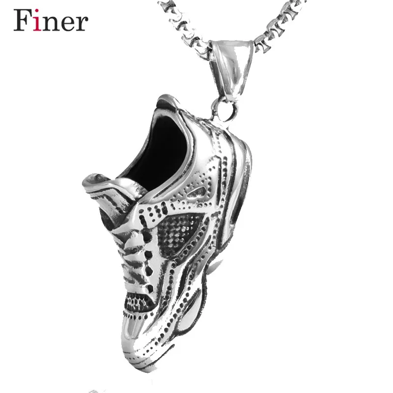 Vintga Punk 316L Stainless Steel Shoe Pendants Necklace Charm Men Fashion Jewelry New Arrival Product
Vintga Punk 316L Stainless Steel Shoe Pendants Necklace Charm Men Fashion Jewelry New Arrival Product