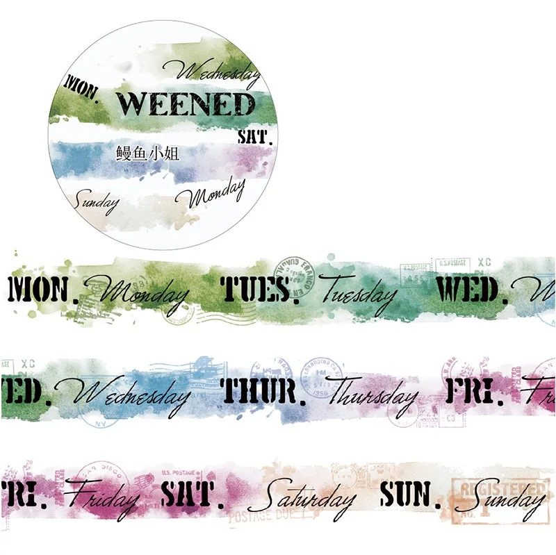 Girls & Week Washi Tape Set Colored Japanese Stationery Scrapbooking Decorative Tapes Adhesive Tape Kawai Adesiva Decorativa
Girls & Week Washi Tape Set Colored Japanese Stationery Scrapbooking Decorative Tapes Adhesive Tape Kawai Adesiva Decorativa