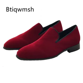 2019 Luxury Velvet Shoes Men Round Toe Slip On Flats Loafer Shoes For Man Dress Shoes 
2019 Luxury Velvet Shoes Men Round Toe Slip On Flats Loafer Shoes For Man Dress Shoes