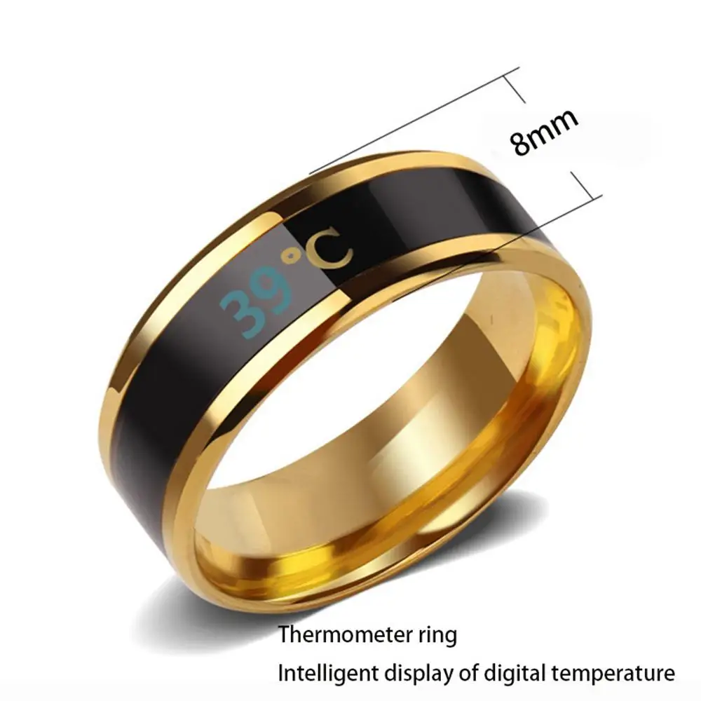 Smart Bracelet Ring Intelligent Temperature Smart Ring Waterproof Color Changing Sensitive Ring Diameter Yard 6 to Yard 13 Gift
Smart Bracelet Ring Intelligent Temperature Smart Ring Waterproof Color Changing Sensitive Ring Diameter Yard 6 to Yard 13 Gift