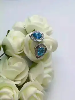 natural topaz stone earrings 925 silver Natural blue gemstone earring women romantic water drop fine Earrings for anniversary
natural topaz stone earrings 925 silver Natural blue gemstone earring women romantic water drop fine Earrings for anniversary