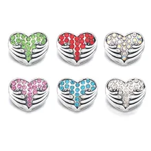 Hot Sale 061 Heart 3D 12mm Metal Snap Button For Bracelet Necklace Interchangeable Jewelry Women Accessorie Findings
Hot Sale 061 Heart 3D 12mm Metal Snap Button For Bracelet Necklace Interchangeable Jewelry Women Accessorie Findings