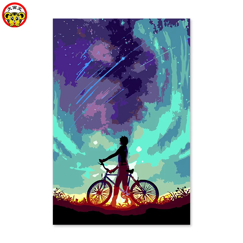 Diy coloring painting by numbers with kits beautiful sky night star picture paint by number for Wall Decor 40x50 framed
Diy coloring painting by numbers with kits beautiful sky night star picture paint by number for Wall Decor 40x50 framed