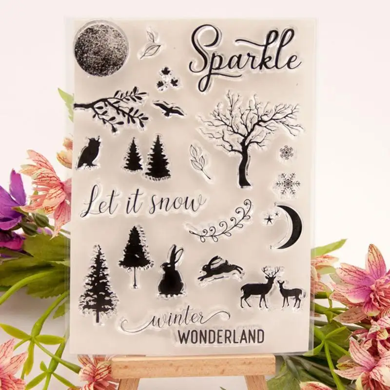 Animal Tree Transparent Clear Stamp Silicone Seal Tableware for DIY Scrapbooking Album Craft Card Making Gift Students Supplies
Animal Tree Transparent Clear Stamp Silicone Seal Tableware for DIY Scrapbooking Album Craft Card Making Gift Students Supplies