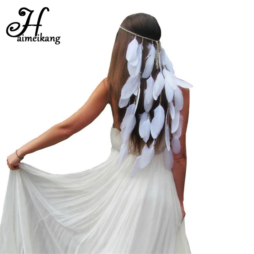 Haimeikang New Feather Headband Women Festival Feather Headband Bridal Wedding Hair Band Headdress Halloween Hair Accessories
Haimeikang New Feather Headband Women Festival Feather Headband Bridal Wedding Hair Band Headdress Halloween Hair Accessories