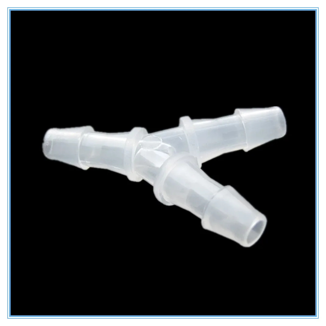 Plastic Barb Hose Fitting Tee 3 Way Y-type hose connection PE environmental protection drinking water medical silicone tube.
Plastic Barb Hose Fitting Tee 3 Way Y-type hose connection PE environmental protection drinking water medical silicone tube.