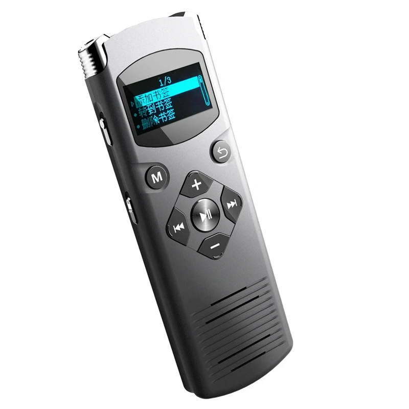 

HD Digital PCM Voice Recorder Stereo Professional Activated Recording Noise Cancellation Dictaphone Hidden Support 28 Language