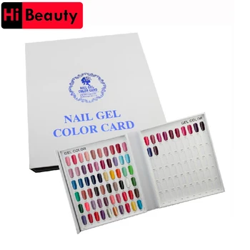 

New Professional 308/216/120 Colors Nail Gel Polish Color Card Display Chart Box Book Manicure Tool With Nail Tips For Nail Art