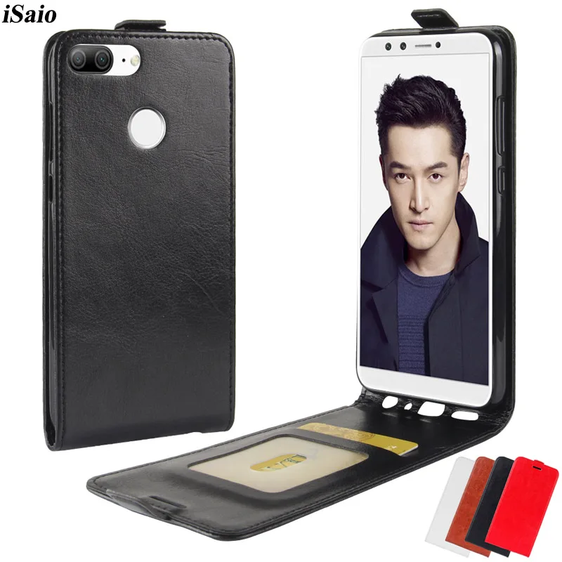 Флип чехол для Huawei Honor 9 Lite кожаный Coque Fundas черный бампер чехлы телефонов