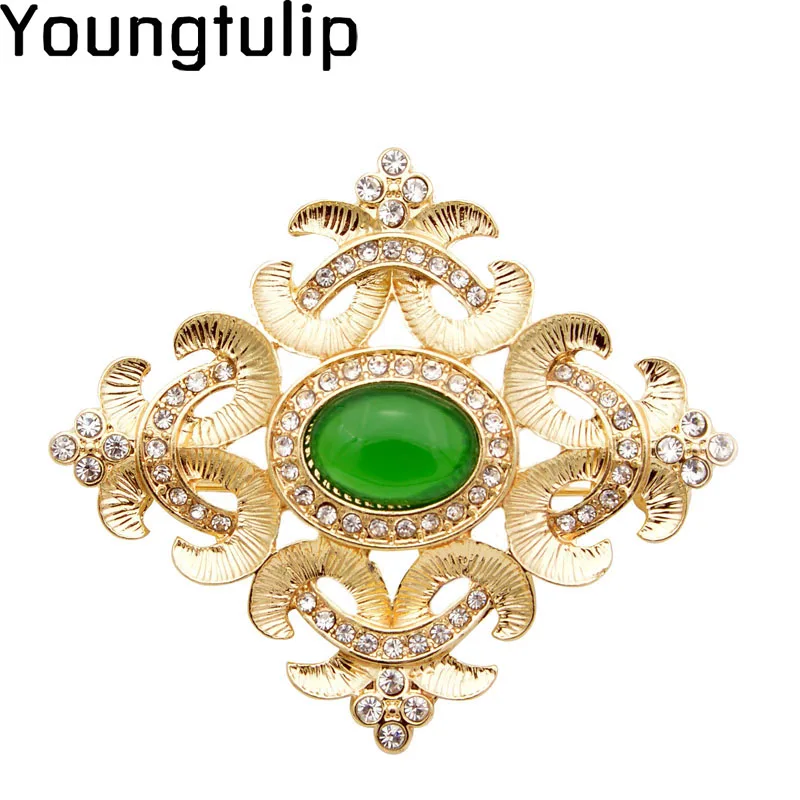 Young Tulip Green Opal Stone Exquisite Collar Noble Women's Brooch Pin Ladies Jewelry Garment Accessories for Party Gifts
Young Tulip Green Opal Stone Exquisite Collar Noble Women's Brooch Pin Ladies Jewelry Garment Accessories for Party Gifts