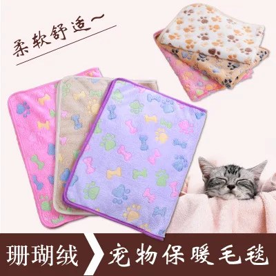 Pet Soft Pet Blanket Winter Dog Cat Bed Mat Foot Print Warm Sleeping Mattress Small Medium Dogs Cats Coral Fleece Pet Supplies
Pet Soft Pet Blanket Winter Dog Cat Bed Mat Foot Print Warm Sleeping Mattress Small Medium Dogs Cats Coral Fleece Pet Supplies