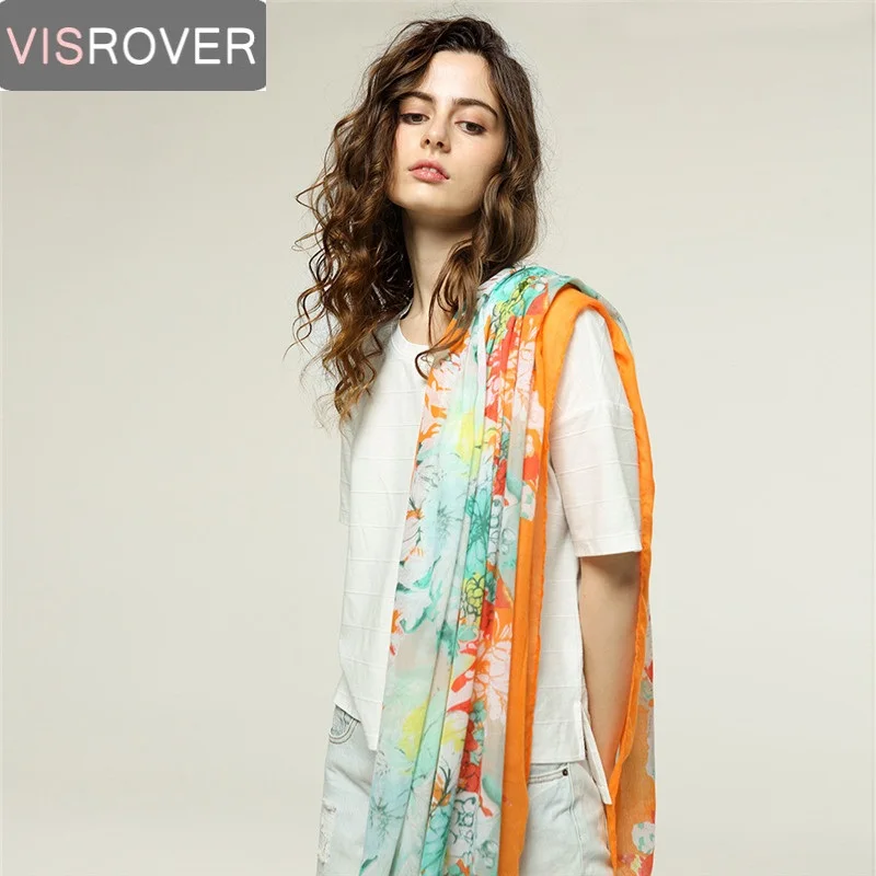VISROVER Summer Female Shawl Hijab Head Scarf Soft Silk Scarf Women With Foulard Printing Luxury Brand Beach Scarves Wholesale
VISROVER Summer Female Shawl Hijab Head Scarf Soft Silk Scarf Women With Foulard Printing Luxury Brand Beach Scarves Wholesale