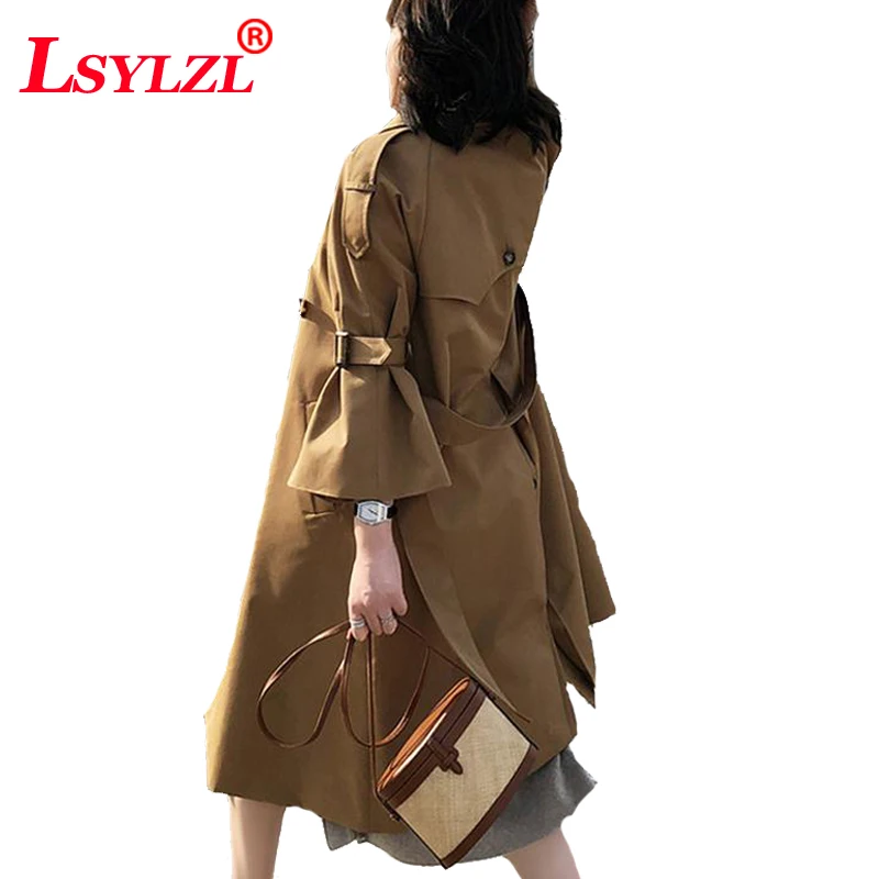 Women Trenchcoat 2018 New Loose Long Windbreaker Khaki Trenchcoats Spring Double Breasted Coat Long Trench Coat Women TrenchB471
Women Trenchcoat 2018 New Loose Long Windbreaker Khaki Trenchcoats Spring Double Breasted Coat Long Trench Coat Women TrenchB471