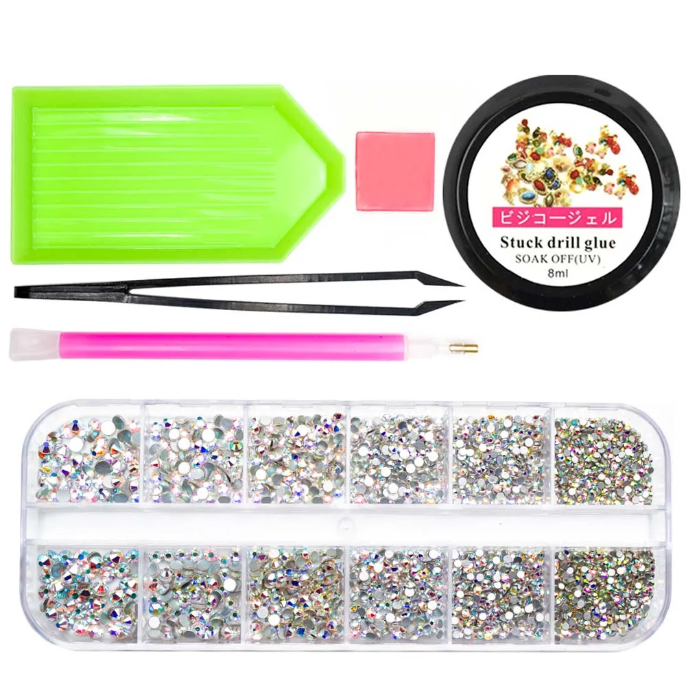SS4-SS12 Crystals Nail Stone Gems Nails Diamonds Glass Strass Nail Art Decorations Nail Glue Crystal Adhesives Set MJZ2148
SS4-SS12 Crystals Nail Stone Gems Nails Diamonds Glass Strass Nail Art Decorations Nail Glue Crystal Adhesives Set MJZ2148