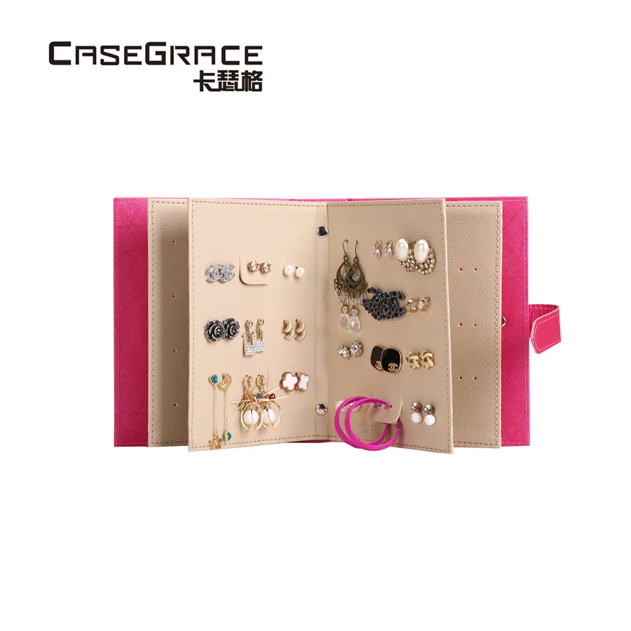 New Casegrace Women Earrings Gift Storage Box Book Shape Glossy Leather Rectangle Pink Jewelry Organizer Brand Box for Girl Hot
New Casegrace Women Earrings Gift Storage Box Book Shape Glossy Leather Rectangle Pink Jewelry Organizer Brand Box for Girl Hot