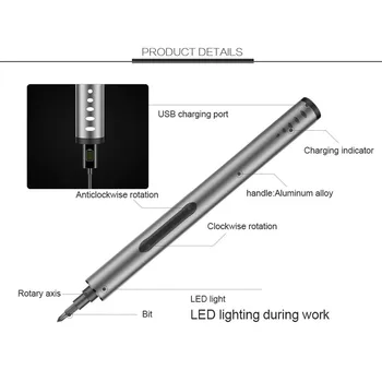 Mini Electric Screwdriver Set Repair Tool Kit Portable with LED Light for Computer Laptop MJJ88
Mini Electric Screwdriver Set Repair Tool Kit Portable with LED Light for Computer Laptop MJJ88