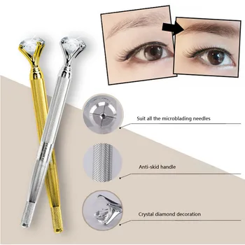 Tattoo Pen Manual Machine Kit Eyebrow Lip Eyeliner Permanent Makeup Microblading Diamond Manual Pen with 10Pcs 5R Tattoo Needles
Tattoo Pen Manual Machine Kit Eyebrow Lip Eyeliner Permanent Makeup Microblading Diamond Manual Pen with 10Pcs 5R Tattoo Needles