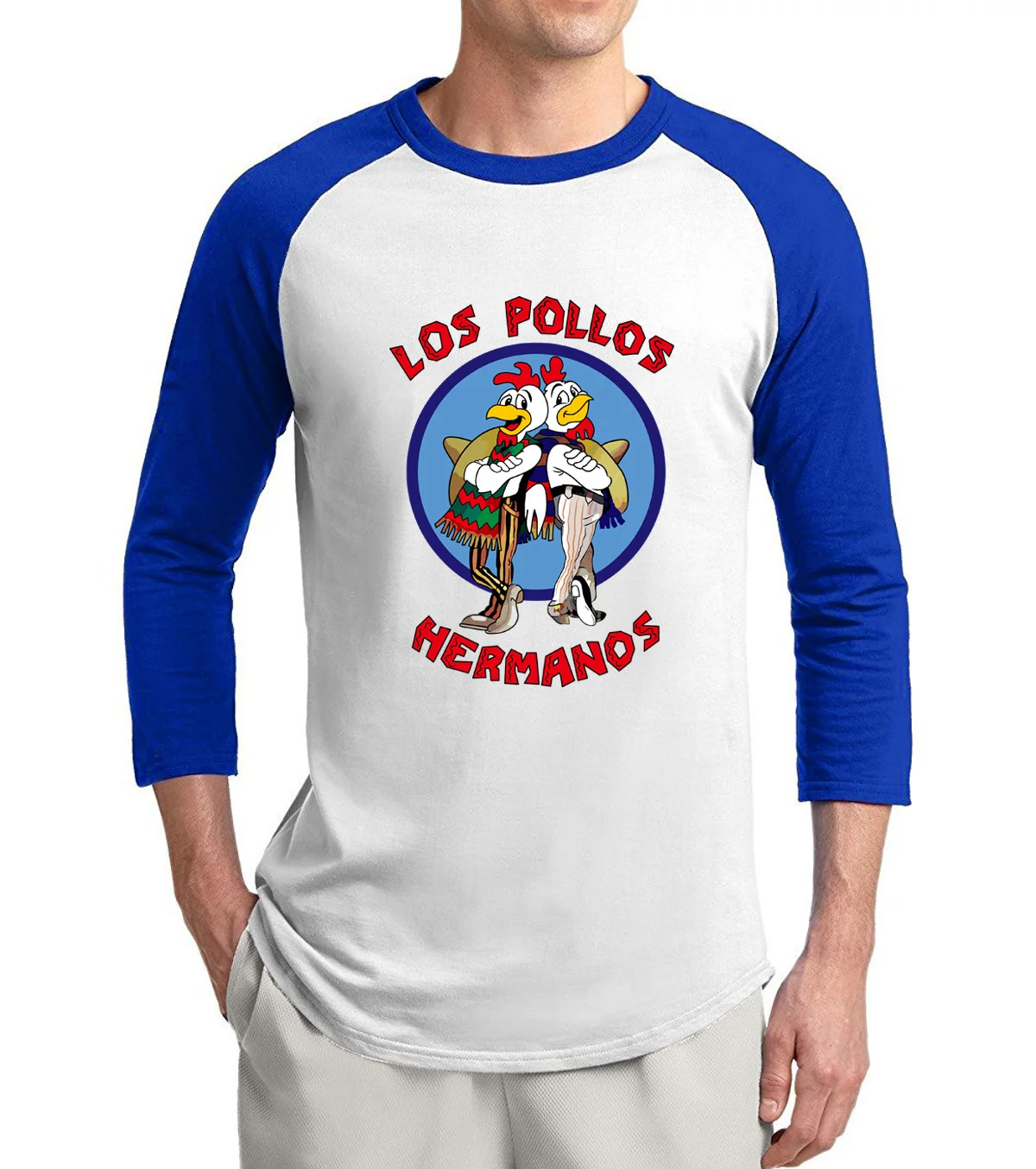 Breaking Bad LOS POLLOS Hermanos T Shirt Chicken Brothers 2019 summer hot sale 3/4 sleeve t shirt 100% cotton raglan men t-shirt
Breaking Bad LOS POLLOS Hermanos T Shirt Chicken Brothers 2019 summer hot sale 3/4 sleeve t shirt 100% cotton raglan men t-shirt