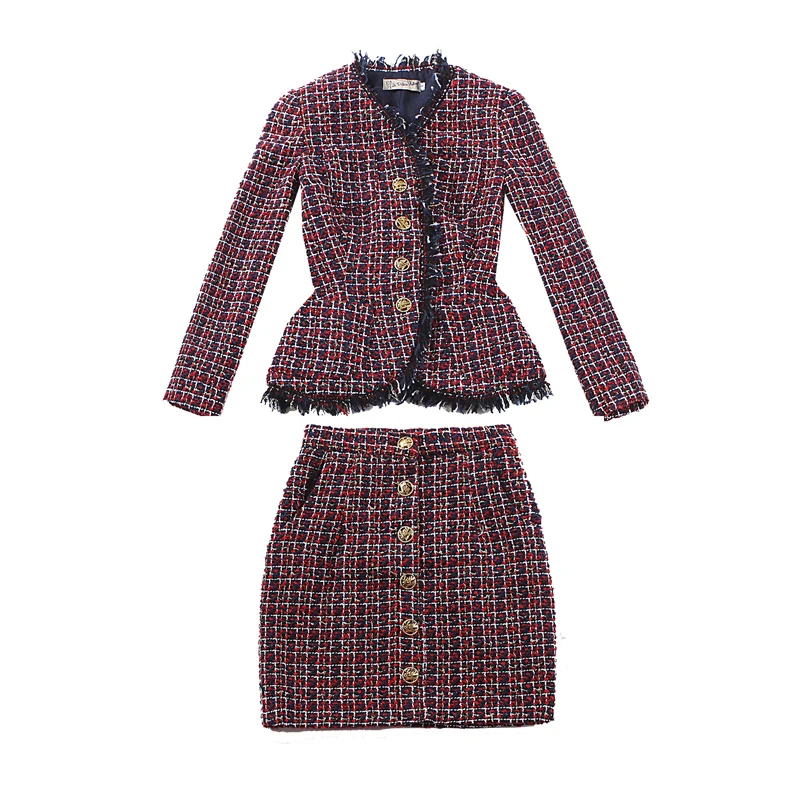 le palais vintage Classic Tweeds Raw Women Suits Color Block Slim High Rise Draping Shoulder Pad 2 Pcs Thicken Suits
le palais vintage Classic Tweeds Raw Women Suits Color Block Slim High Rise Draping Shoulder Pad 2 Pcs Thicken Suits