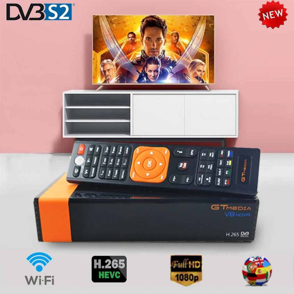 Gtmedia V8 NOVA From Freesat V8 Super Same as GTMEDIA V8 Honor DVB-S2 for 1 Year Cccam cline Built Wifi High Quality Stable
Gtmedia V8 NOVA From Freesat V8 Super Same as GTMEDIA V8 Honor DVB-S2 for 1 Year Cccam cline Built Wifi High Quality Stable
