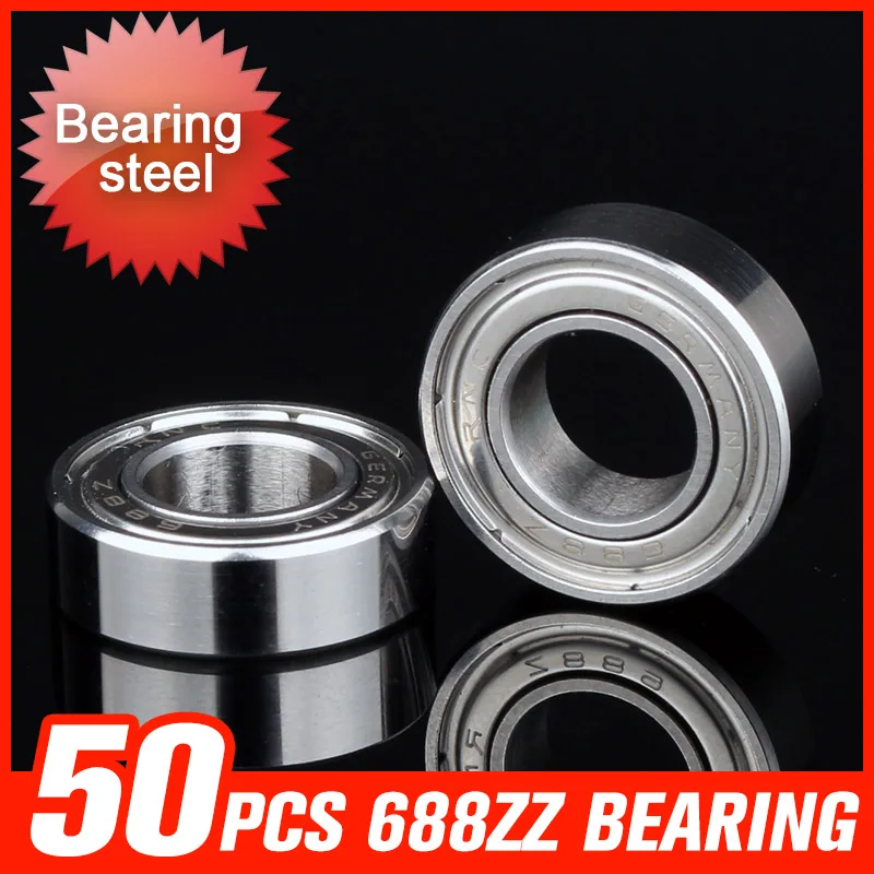 50pcs 688ZZ Bearing 16x8x5mm Double Sheilded Bearings For Drift Board Sports Equipment Pulley Hardware Tool Accessories
50pcs 688ZZ Bearing 16x8x5mm Double Sheilded Bearings For Drift Board Sports Equipment Pulley Hardware Tool Accessories