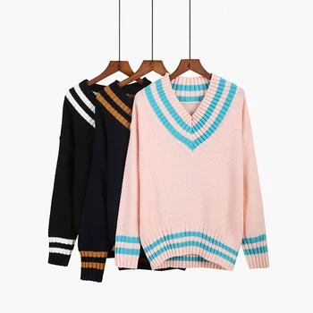 2020 Women'S Loose Korean Students Autumn And Winter Cute Joker Pullover Jumper Korean Harajuku Japanese Ulzzang Kawaii Sweater
2020 Women'S Loose Korean Students Autumn And Winter Cute Joker Pullover Jumper Korean Harajuku Japanese Ulzzang Kawaii Sweater
