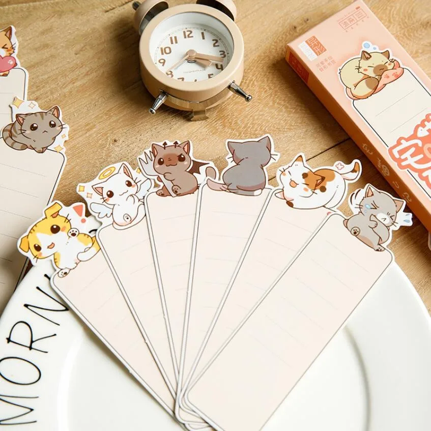 JUKUAI 30 Pcs/Box Cute Animal Pet Cat Student Paper Bookmark Stationery Bookmarks Book Holder Message Card School Supplies 8171
JUKUAI 30 Pcs/Box Cute Animal Pet Cat Student Paper Bookmark Stationery Bookmarks Book Holder Message Card School Supplies 8171