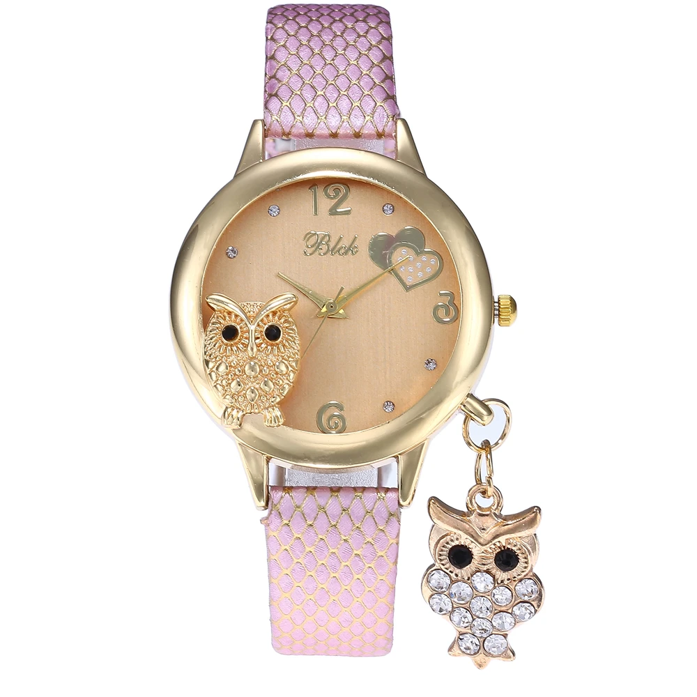 2019 Fashion ladies Wrist Watches Lady Owl pendant Charm Diamond Watch Women Gold Buckle Clock Rhinestone Watch for Women
2019 Fashion ladies Wrist Watches Lady Owl pendant Charm Diamond Watch Women Gold Buckle Clock Rhinestone Watch for Women