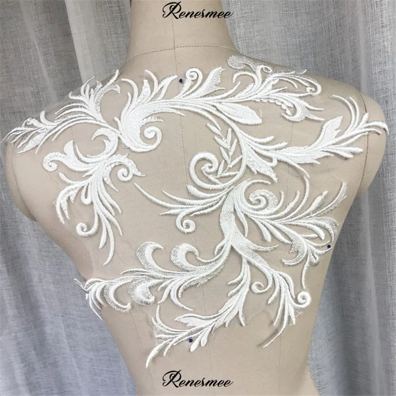 1Pc Ivory Elegant Lace Applique Neckline Big Collar Appliques Embroidery Lace Trim Fabric Cloth Sewing Patchwork DIY Craft SX339
1Pc Ivory Elegant Lace Applique Neckline Big Collar Appliques Embroidery Lace Trim Fabric Cloth Sewing Patchwork DIY Craft SX339