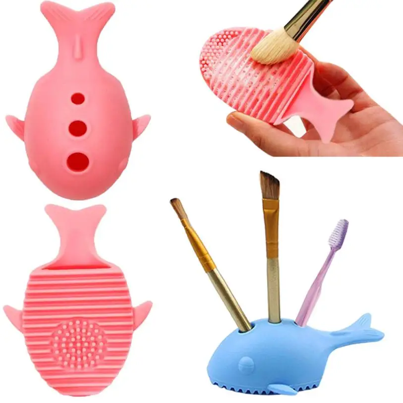 MintSun 1PC Whale Silicone Makeup Brush Cleaning Washing Tools Cosmetics Board Stand makeup brush holder Tool 2M1214
MintSun 1PC Whale Silicone Makeup Brush Cleaning Washing Tools Cosmetics Board Stand makeup brush holder Tool 2M1214