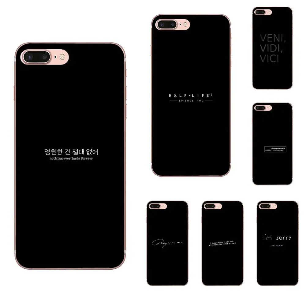 Soft Fashion Cell Phone Case For Apple iPhone 4 4S 5 5C 5S SE 6 6S 7 8 Plus X XS Max XR Black Minimalist Text Lovely
Soft Fashion Cell Phone Case For Apple iPhone 4 4S 5 5C 5S SE 6 6S 7 8 Plus X XS Max XR Black Minimalist Text Lovely