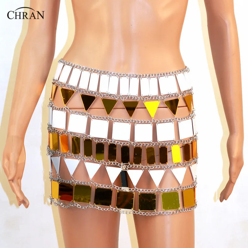 Chran Perspex Crop Top Chain Mini Skirt EDC Outfit Harness Necklace Body Lingerie Metallic chain Belly Dress Jewelry CRM807
Chran Perspex Crop Top Chain Mini Skirt EDC Outfit Harness Necklace Body Lingerie Metallic chain Belly Dress Jewelry CRM807