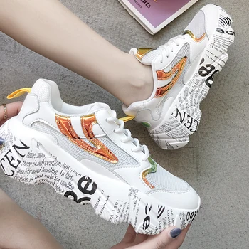 Sneakers Women Shoes New Women Vulcanize Shoes 2019 Platform Shoes Women Flats Female Chunky Sneakers light weight Walking Shoes
Sneakers Women Shoes New Women Vulcanize Shoes 2019 Platform Shoes Women Flats Female Chunky Sneakers light weight Walking Shoes