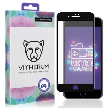 OPAL - Premium 3D Curved VideoGame Tempered Glass for iPhone 8+/7+ (Black frame)
OPAL - Premium 3D Curved VideoGame Tempered Glass for iPhone 8+/7+ (Black frame)