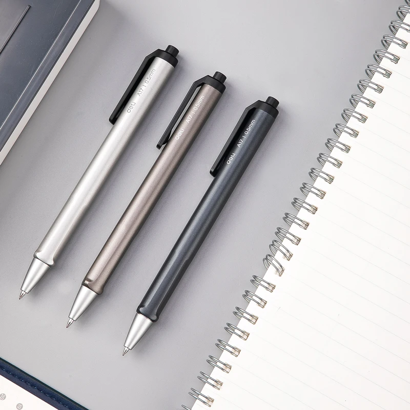 0.5mm Simple and gentle gentleman distinguished business office black ink signature pen Pressing Gel pen Individually packaged
0.5mm Simple and gentle gentleman distinguished business office black ink signature pen Pressing Gel pen Individually packaged