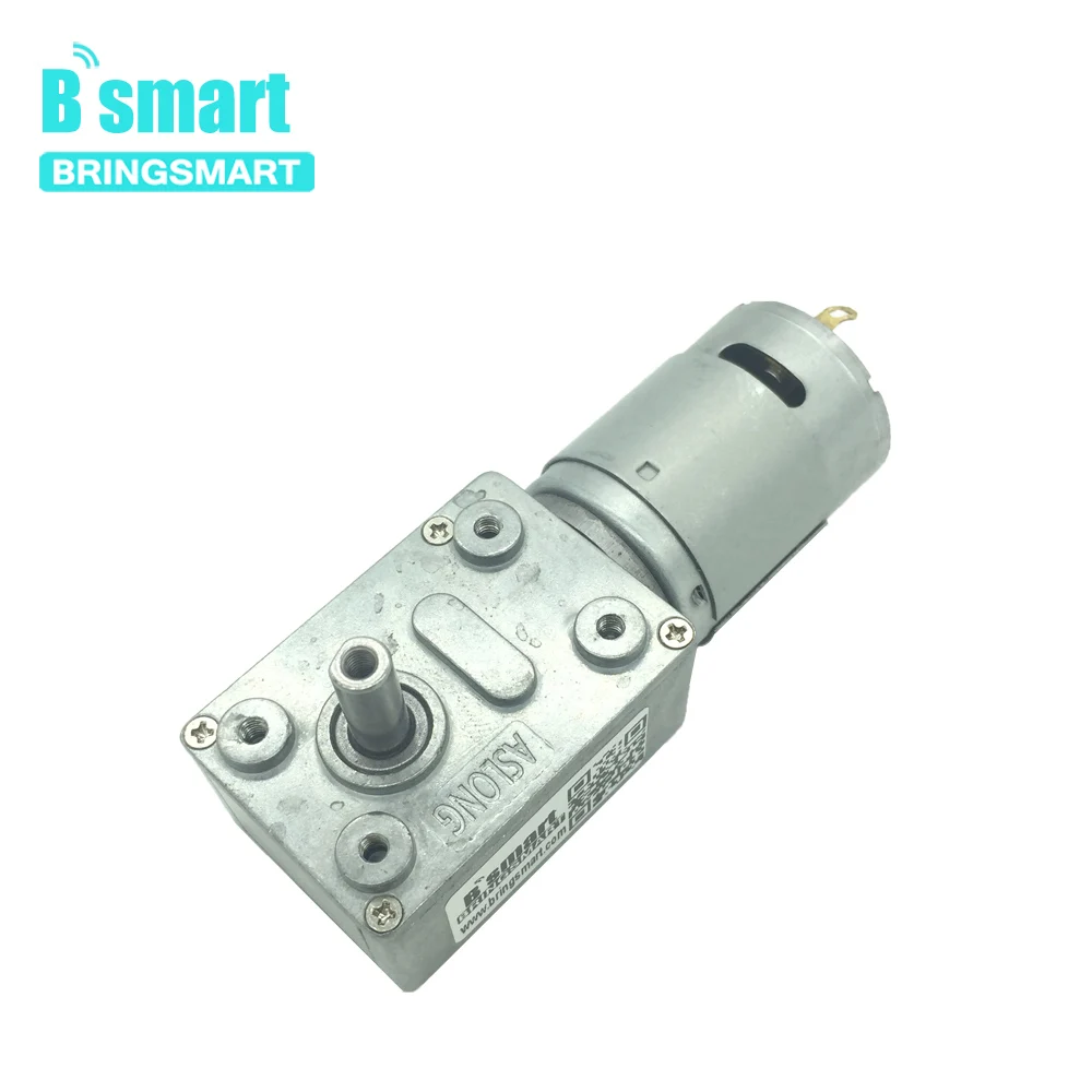Bringsmart JGY-385 червячный мотор-редуктор DC 24 В мини металлические шестерни самозамок