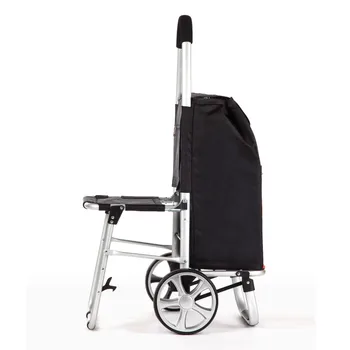 Life With Seat Stool Shopping Cart Old Man Buy Food Cart Small Pull Cart Folding Trolley Car Seat Portable Trailer
Life With Seat Stool Shopping Cart Old Man Buy Food Cart Small Pull Cart Folding Trolley Car Seat Portable Trailer