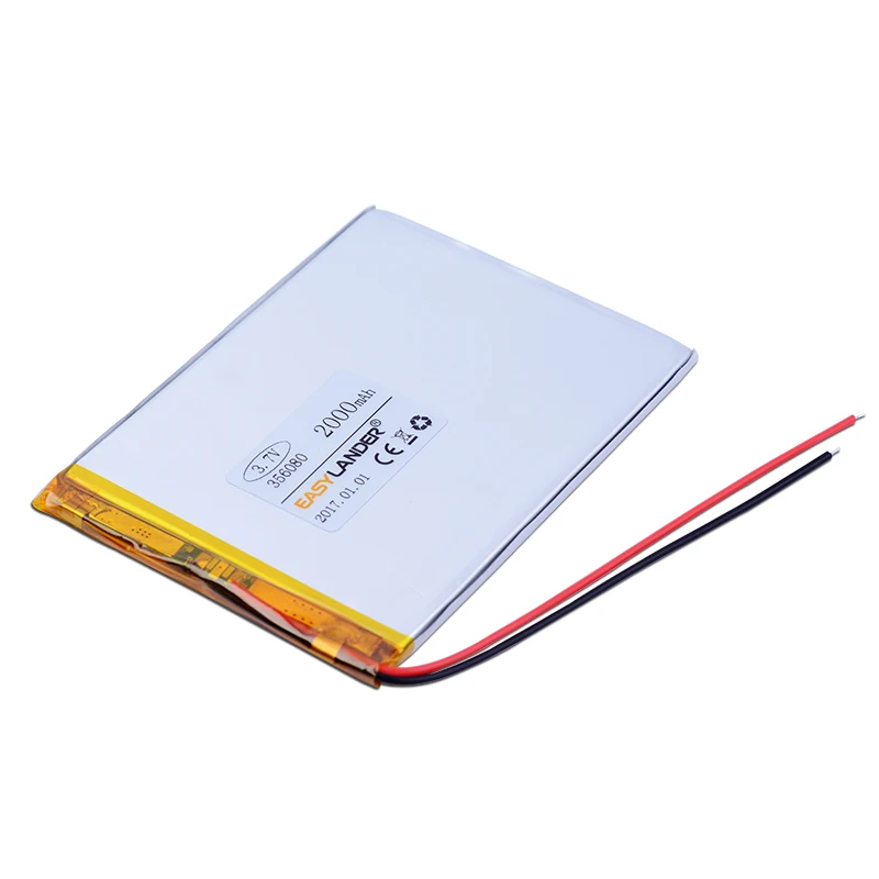 3 7 V 2000mAh 356080 полимерный литий-ионный аккумулятор для Onda VX530 Bluetooth ноутбук