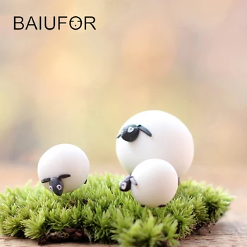 Lovely White Sheep Family Mini Animal Figures Miniatures For DIY Mini Garden Terrarium Decorations
Lovely White Sheep Family Mini Animal Figures Miniatures For DIY Mini Garden Terrarium Decorations