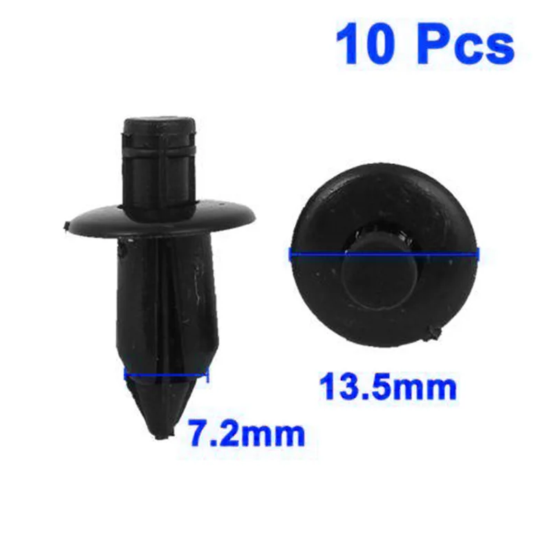 10x Black Fastener Clip Plastic Rivets Car Truck Body Trim Panel Retainer Clips Car Bumper Clips Retainer Rivet Door Panel Fende
10x Black Fastener Clip Plastic Rivets Car Truck Body Trim Panel Retainer Clips Car Bumper Clips Retainer Rivet Door Panel Fende