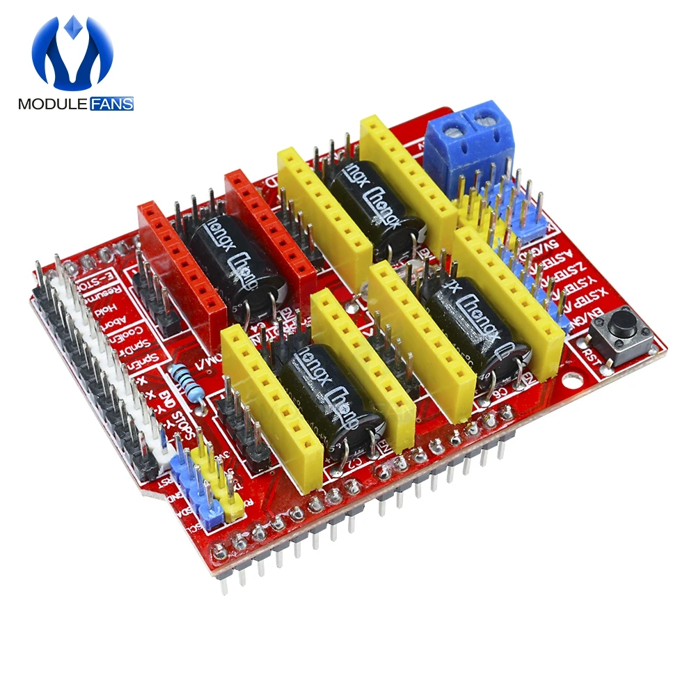 Плата расширения щит A4988 с ЧПУ для Arduino V3 гравер модуль IO порта 3D принтера|board for 3d